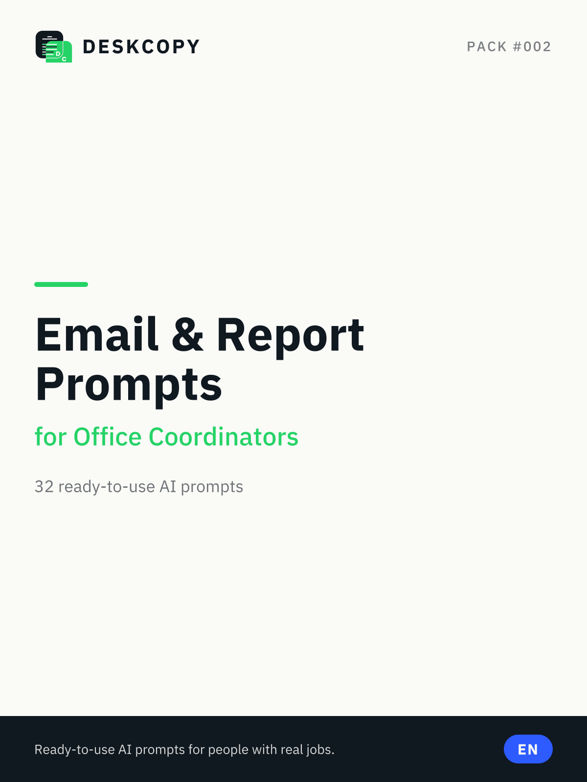 Email & Report Prompts for Office Coordinators